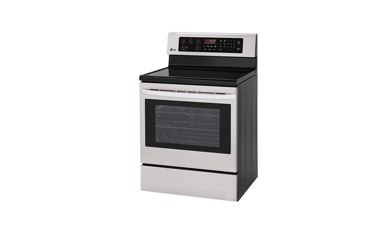 LG 6.3 cu.ft. Large Capacity Electric Range with Fan Convection, LRE6323SB