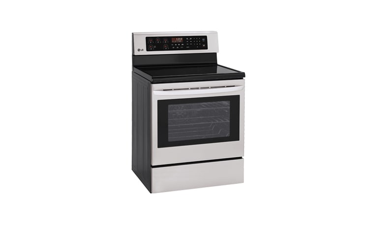 LG 6.3 cu.ft. Large Capacity Electric Range with Fan Convection, LRE6323SB
