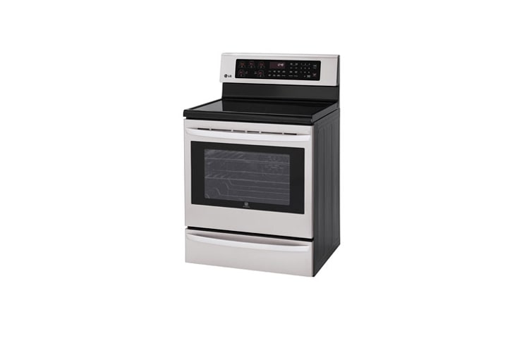 LG 6.3 cu.ft. Large Capacity Electric Range with Infrared Grill and True Convection, LRE6325ST