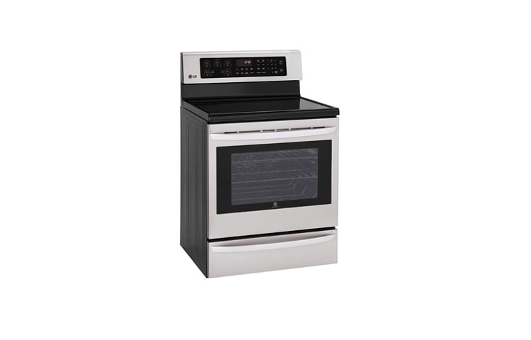 LG 6.3 cu.ft. Large Capacity Electric Range with Infrared Grill and True Convection, LRE6325ST