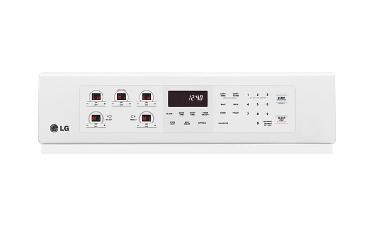 LG 6.3 cu.ft. Large Capacity Electric Range with Infrared Grill and True Convection, LRE6325SW