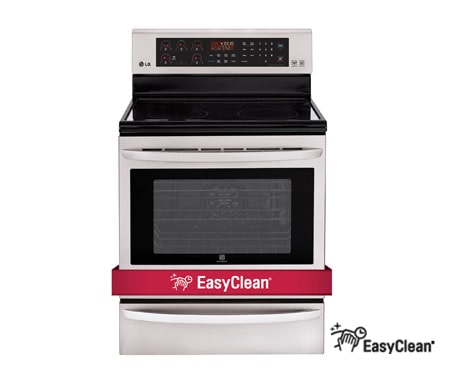 Front view of 6.3 cu. ft. Electric Range With EasyClean® and Infrared Grill LRE6385ST