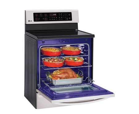 LG 6.3 cu. ft. Electric Range With EasyClean® and Infrared Grill, LRE6385ST