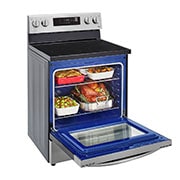 LG 6.3 cu ft. Smart Wi-Fi Enabled Electric Range with EasyClean® , LREL6321S