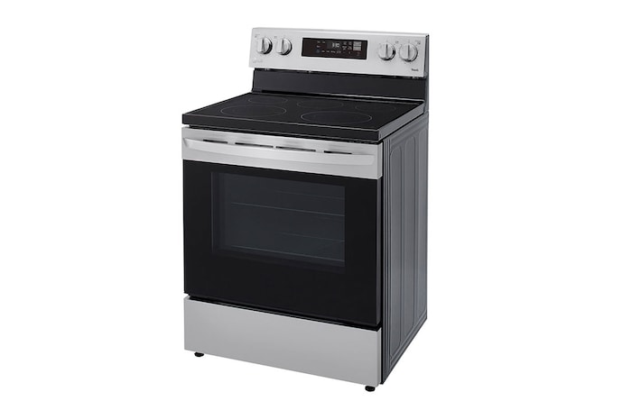 LG 30" Elec. 6.3 cu ft. Range | EasyClean® & Smart , Stainless, Freestanding, LREL6321S