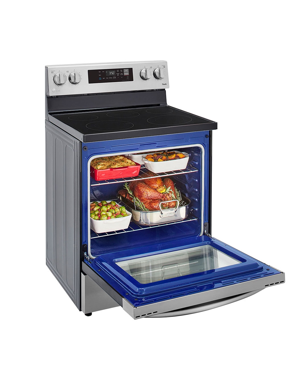 Freestanding Electric Range ThinQ LREL6321S LG CA