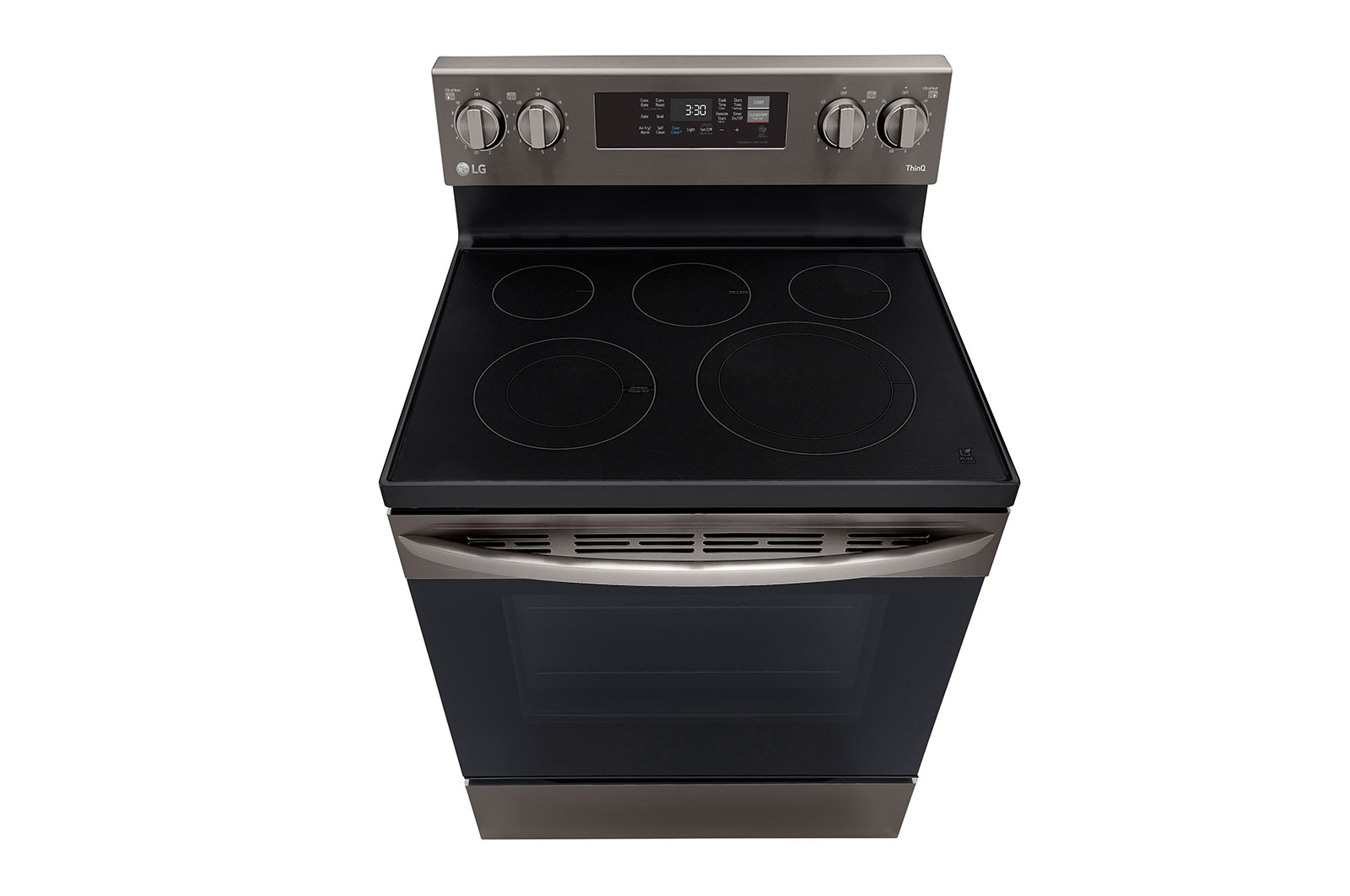 LG 6.3 cu ft. Smart Wi-Fi Enabled Fan Convection Electric Range with Air Fry & EasyClean®, LREL6323D