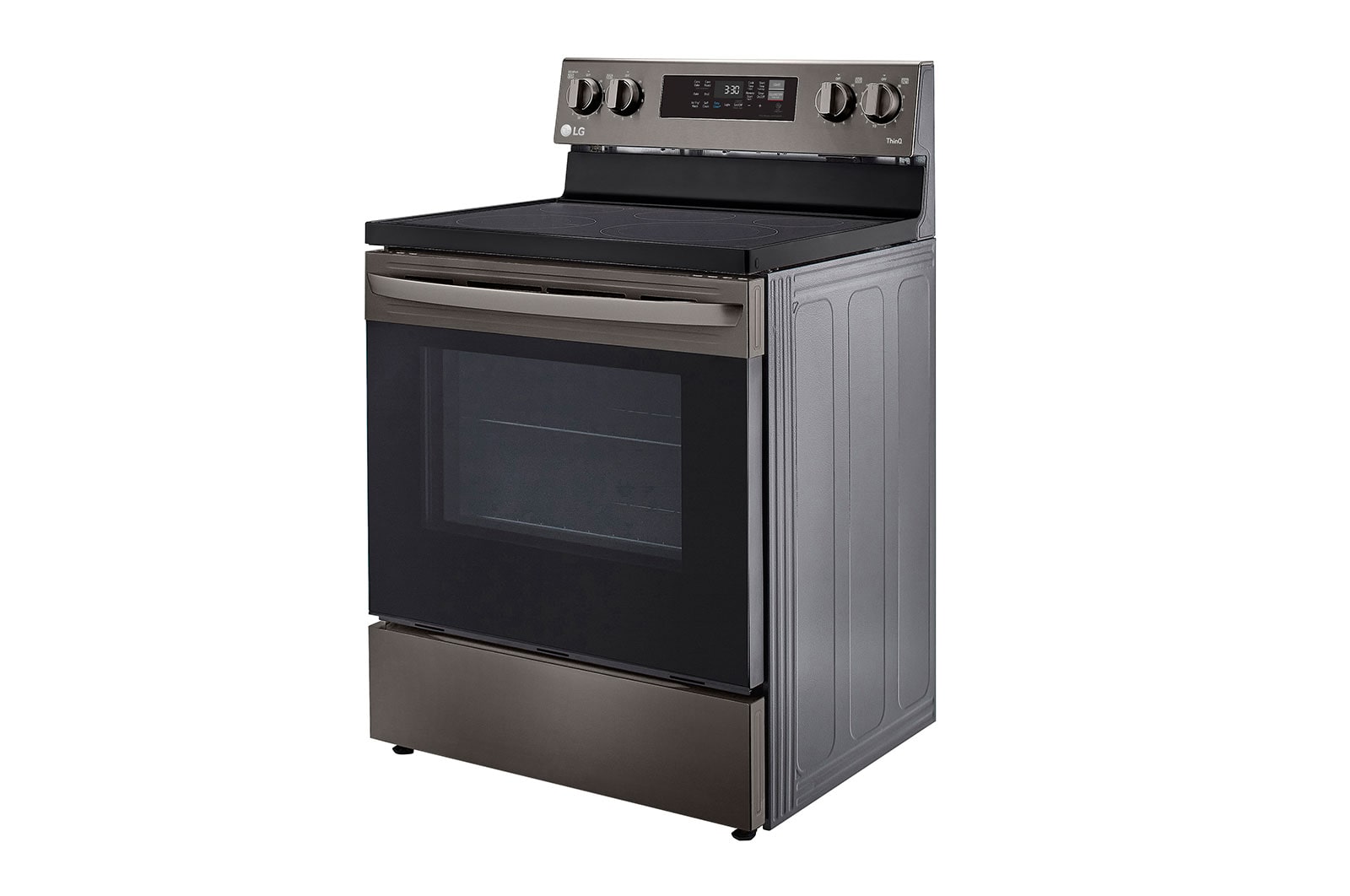 LG 6.3 cu ft. Smart Wi-Fi Enabled Fan Convection Electric Range with Air Fry & EasyClean®, LREL6323D