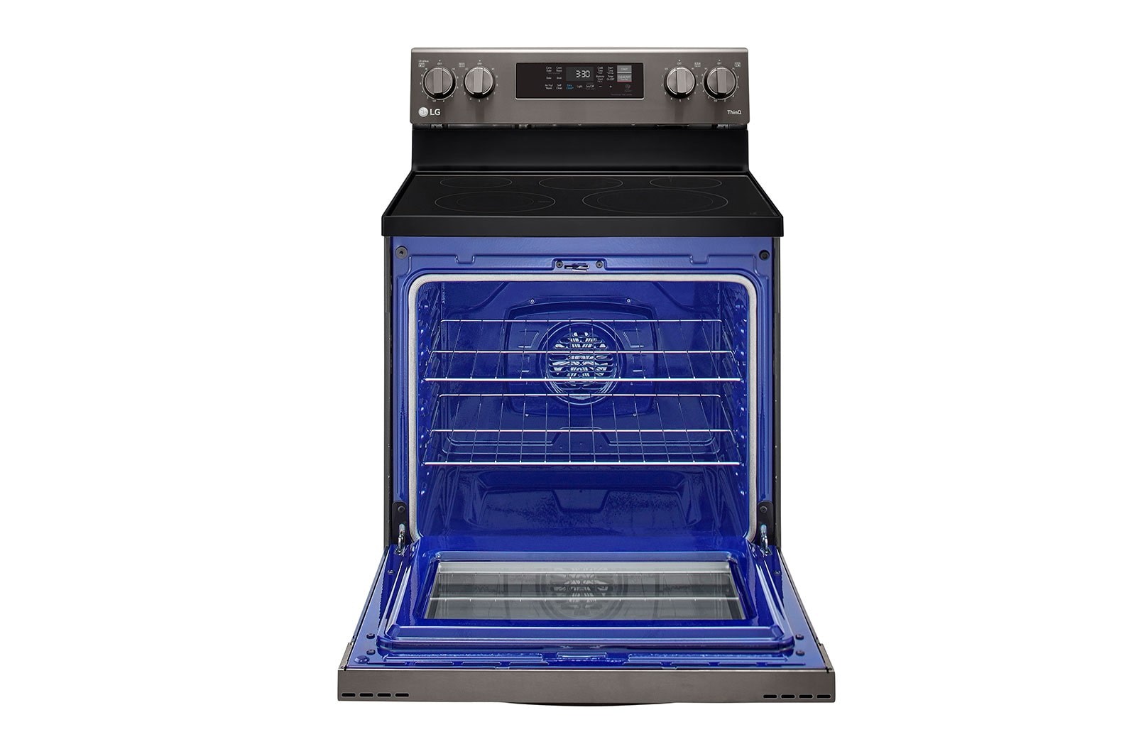 LG 6.3 cu ft. Smart Wi-Fi Enabled Fan Convection Electric Range with Air Fry & EasyClean®, LREL6323D