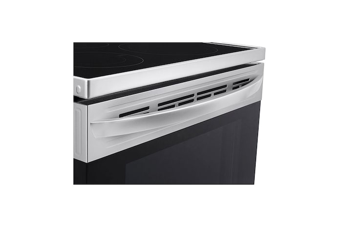 LG 30" Elec. 6.3 cu ft. Range | Fan Convection, Air Fry , EasyClean®& Smart, Stainless, Freestanding, LREL6323S