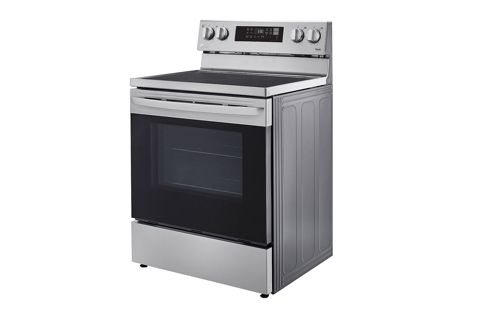 LG 6.3 cu ft. Smart Wi-Fi Enabled Fan Convection Electric Range with Air Fry & EasyClean®, LREL6323S