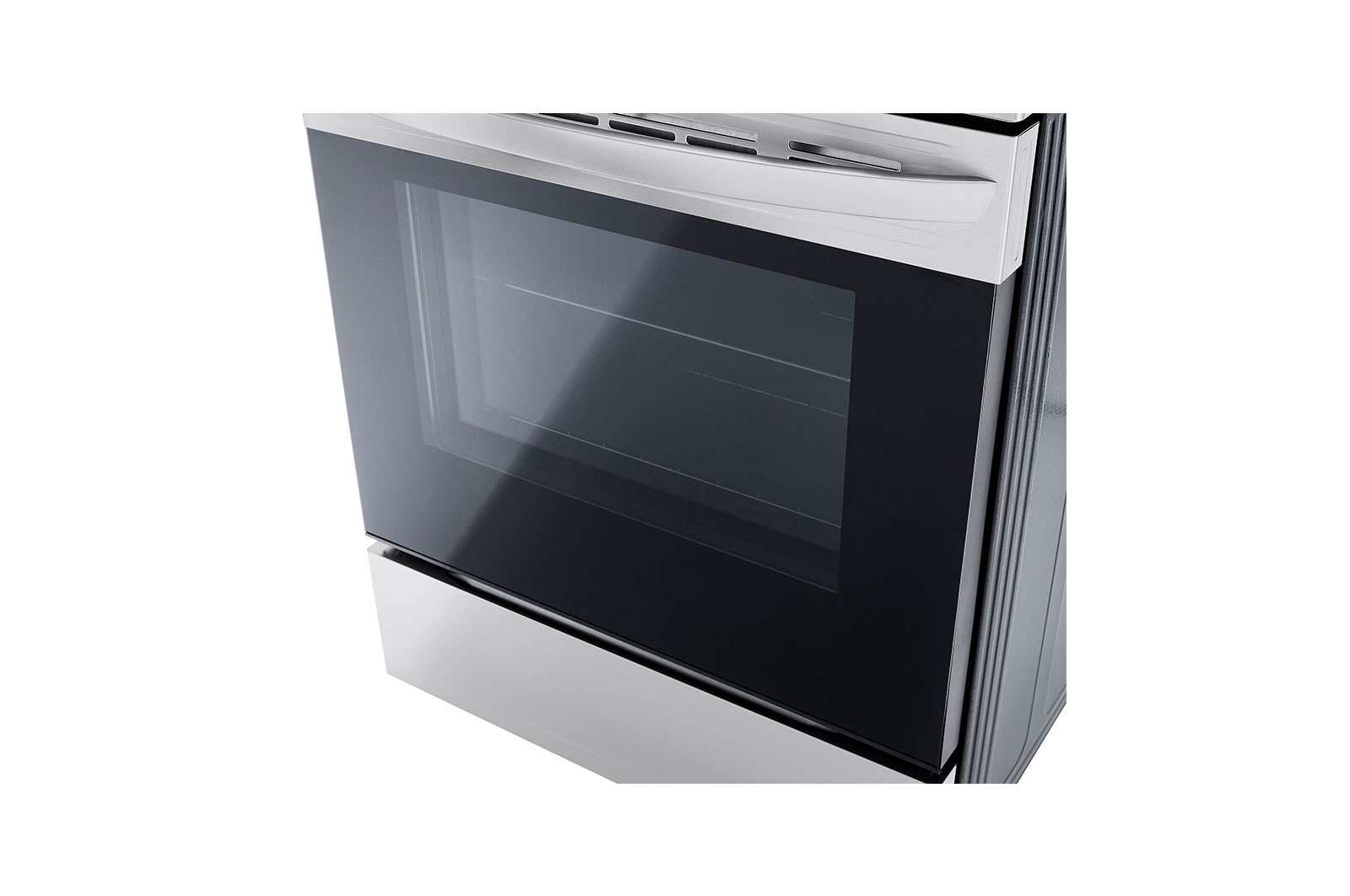 LG 6.3 cu ft. Smart Wi-Fi Enabled Fan Convection Electric Range with Air Fry & EasyClean®, LREL6323S