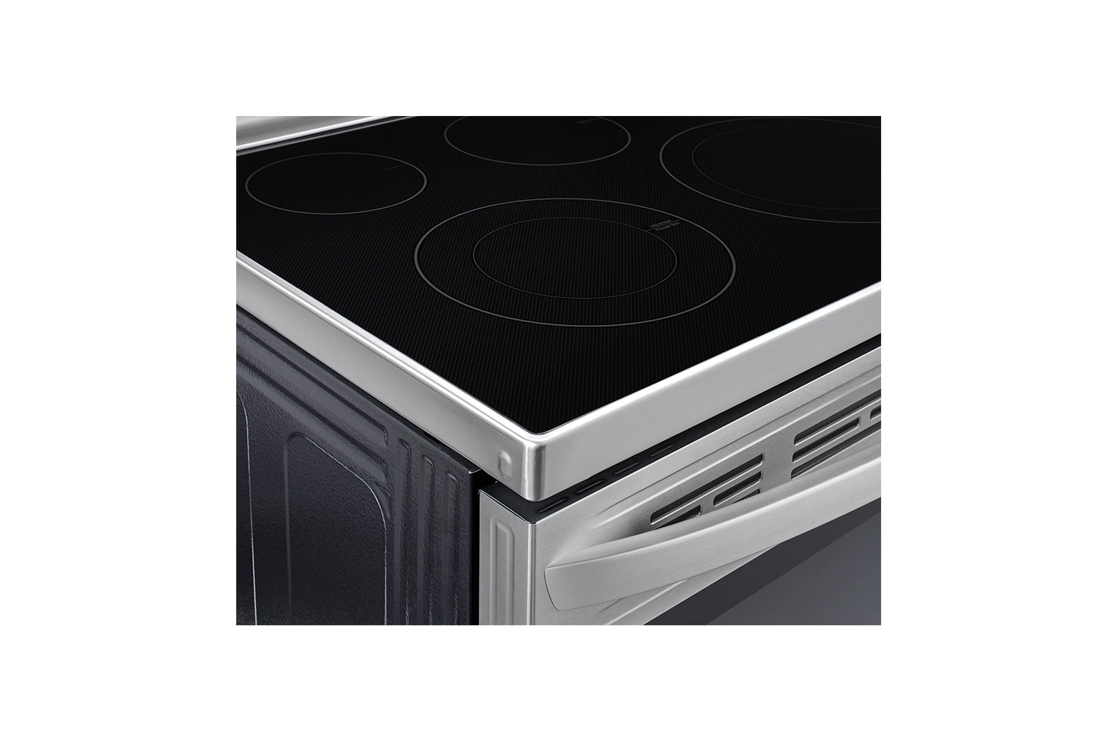 LG 6.3 cu ft. Smart Wi-Fi Enabled Fan Convection Electric Range with Air Fry & EasyClean®, LREL6323S