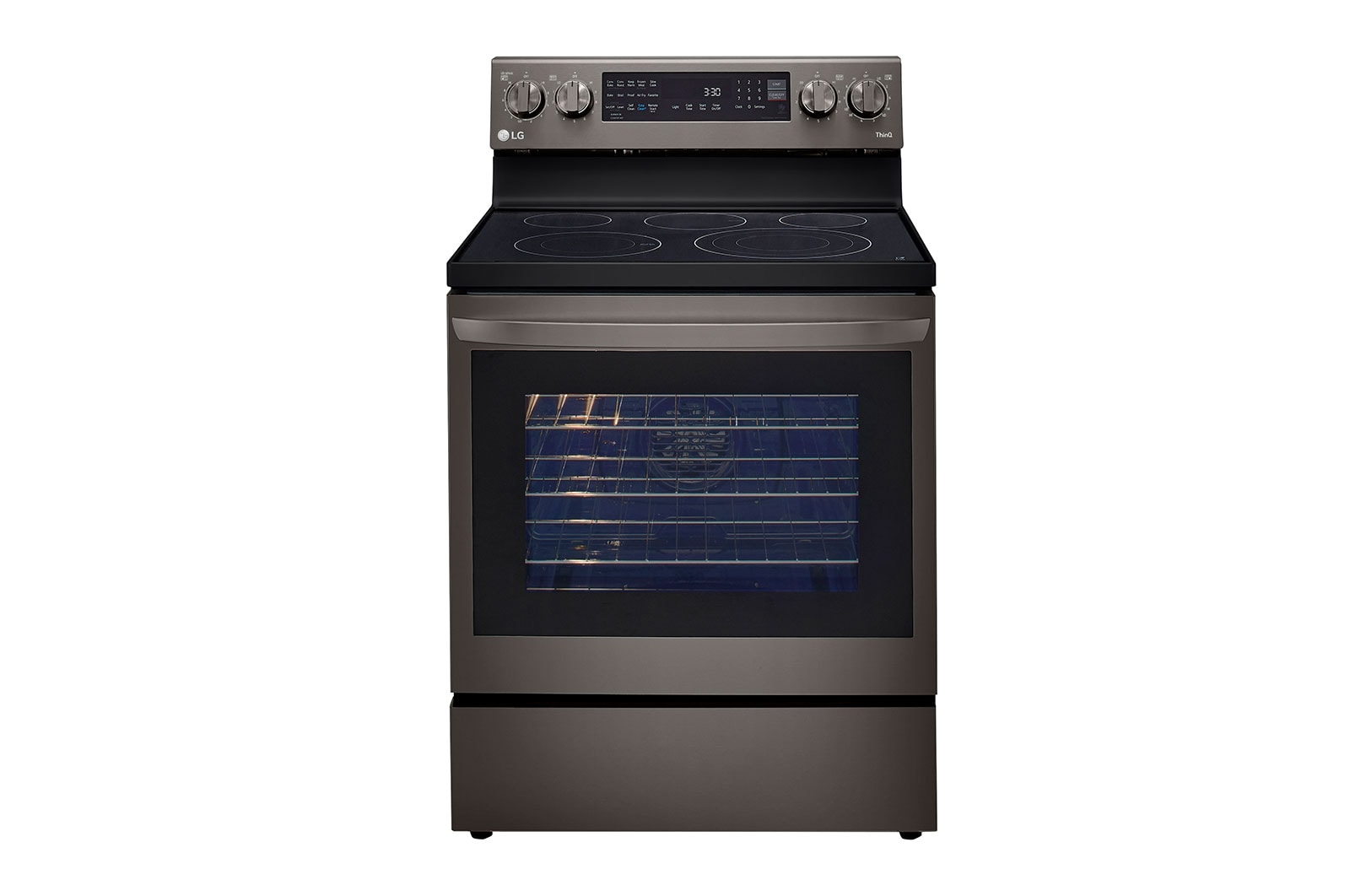 LG 6.3 cu.ft. Air Fry InstaView ThinQ® Electric Range, LREL6325D