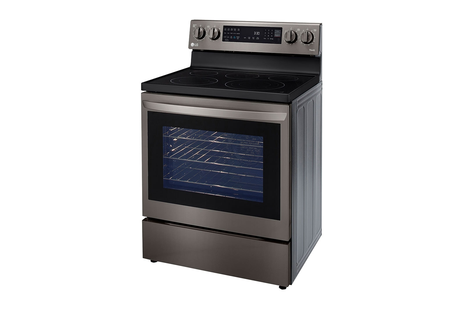 LG 6.3 cu.ft. Air Fry InstaView ThinQ® Electric Range, LREL6325D
