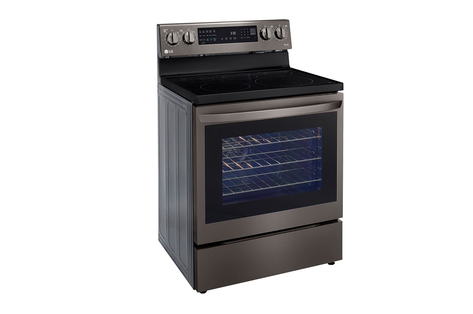 LG 6.3 cu.ft. Air Fry InstaView ThinQ® Electric Range, LREL6325D