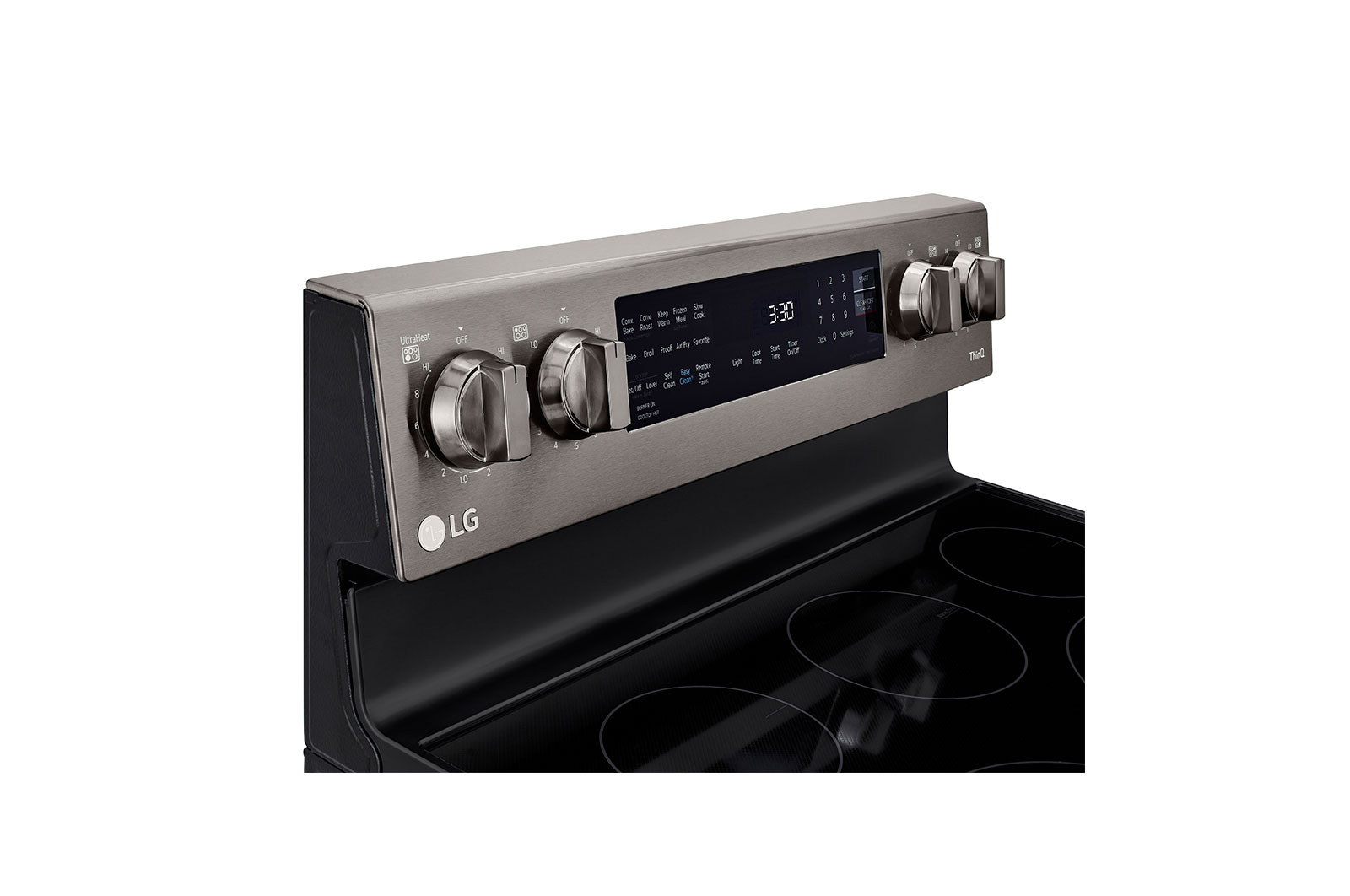LG 6.3 cu.ft. Air Fry InstaView ThinQ® Electric Range, LREL6325D