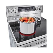 LG 6.3 cu.ft. Air Fry InstaView ThinQ® Electric Range, LREL6325F