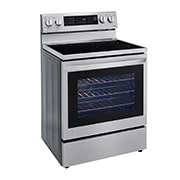 LG 6.3 cu.ft. Air Fry InstaView ThinQ® Electric Range, LREL6325F