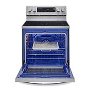 Stove with store air fryer oven