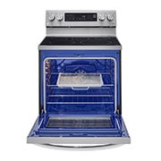 LG 6.3 cu.ft. Air Fry InstaView ThinQ® Electric Range, LREL6325F