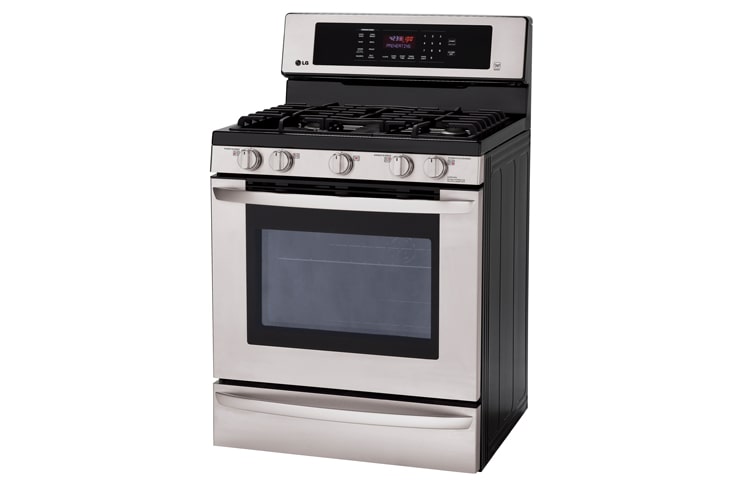 LG 5.4 cu. ft. True Convection Gas Range with EasyClean, LRG3085ST