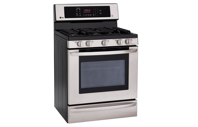 LG 5.4 cu. ft. True Convection Gas Range with EasyClean, LRG3085ST