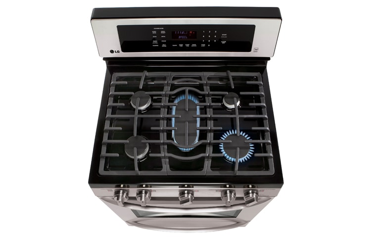 LG 5.4 cu. ft. True Convection Gas Range with EasyClean, LRG3085ST