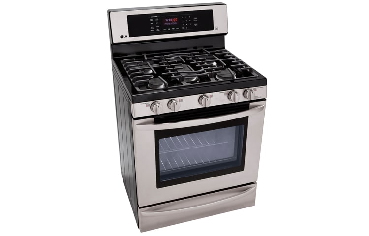 LG 5.4 cu. ft. True Convection Gas Range with EasyClean, LRG3085ST
