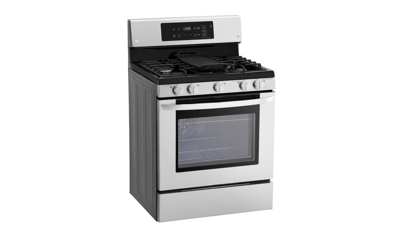 LG 5.4 cu. ft. Capacity Gas Single Oven Range with EvenJet™ Fan Convection and EasyClean®, LRG3193ST
