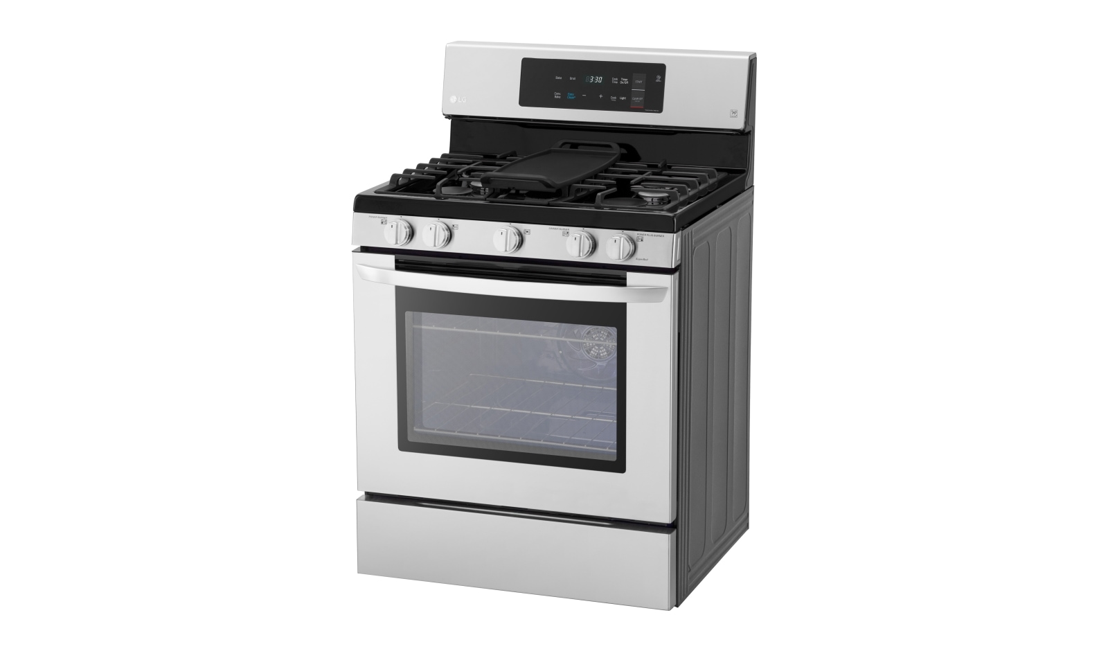 LG 5.4 cu. ft. Capacity Gas Single Oven Range with EvenJet™ Fan Convection and EasyClean®, LRG3193ST