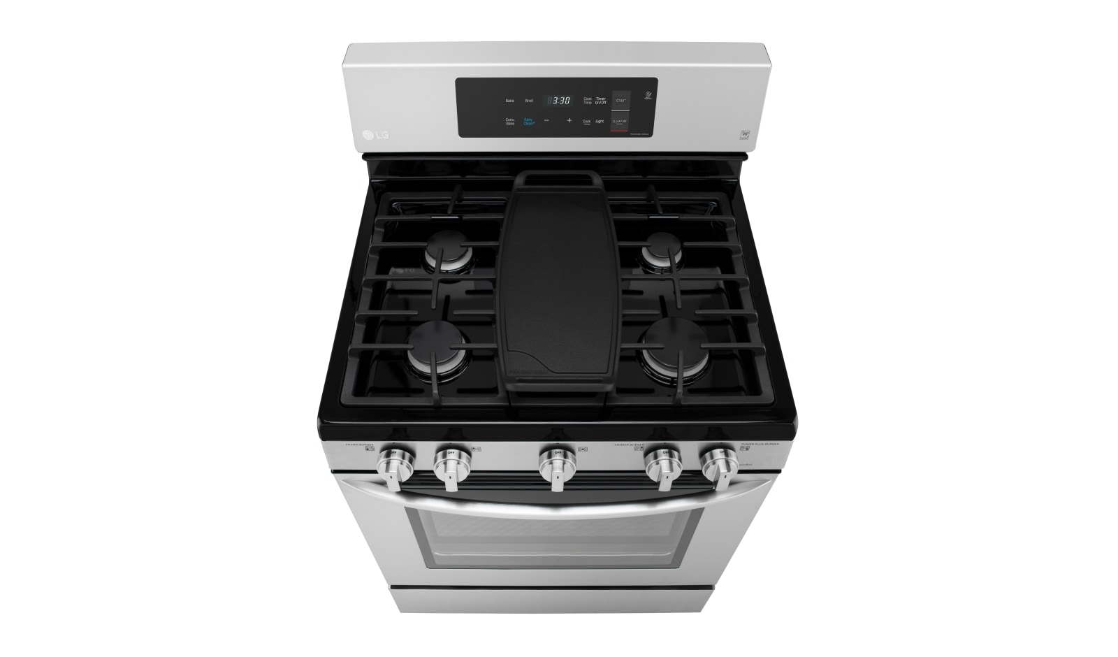 LG 5.4 cu. ft. Capacity Gas Single Oven Range with EvenJet™ Fan Convection and EasyClean®, LRG3193ST