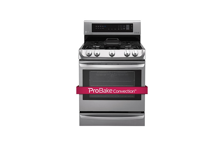Front view of 6.3 cu. ft. Gas Range with ProBakeConvection™  and EasyClean®   LRG5115ST