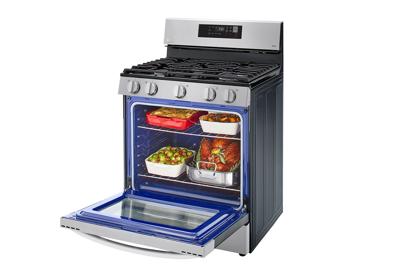 LG 5.8 cu ft. Smart Wi-Fi Enabled Gas Range with EasyClean®, LRGL5821S