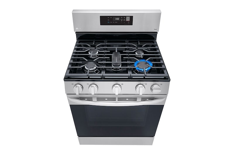 LG 5.8 cu ft. Smart Wi-Fi Enabled Gas Range with EasyClean®, LRGL5821S
