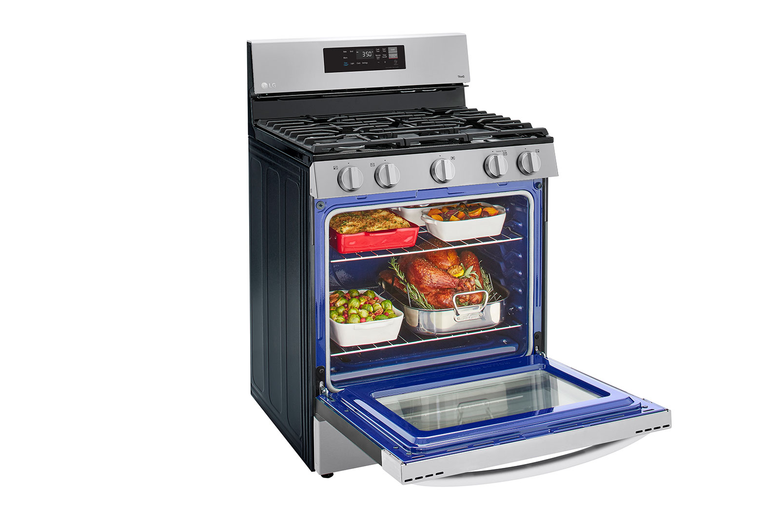 LG 5.8 cu ft. Smart Wi-Fi Enabled Gas Range with EasyClean®, LRGL5821S