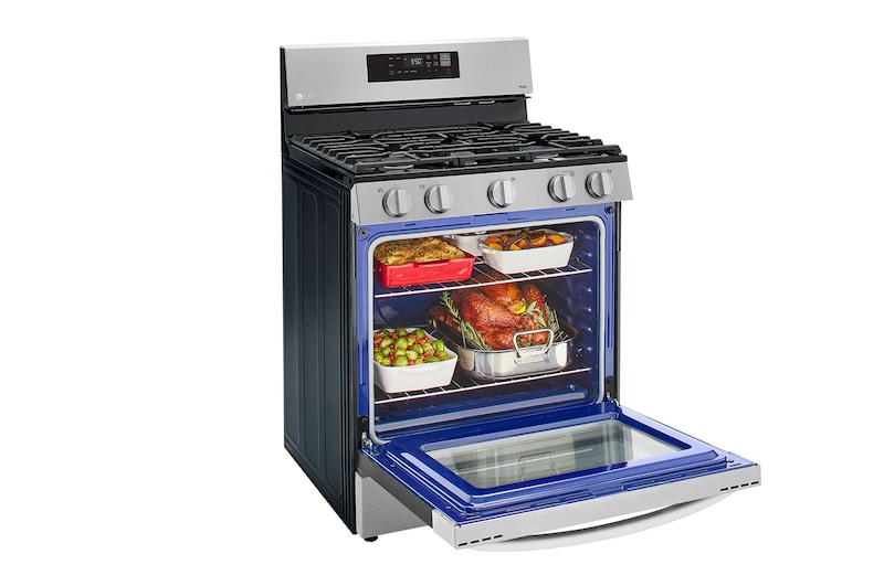 LG 5.8 cu ft. Smart Wi-Fi Enabled Gas Range with EasyClean®, LRGL5821S