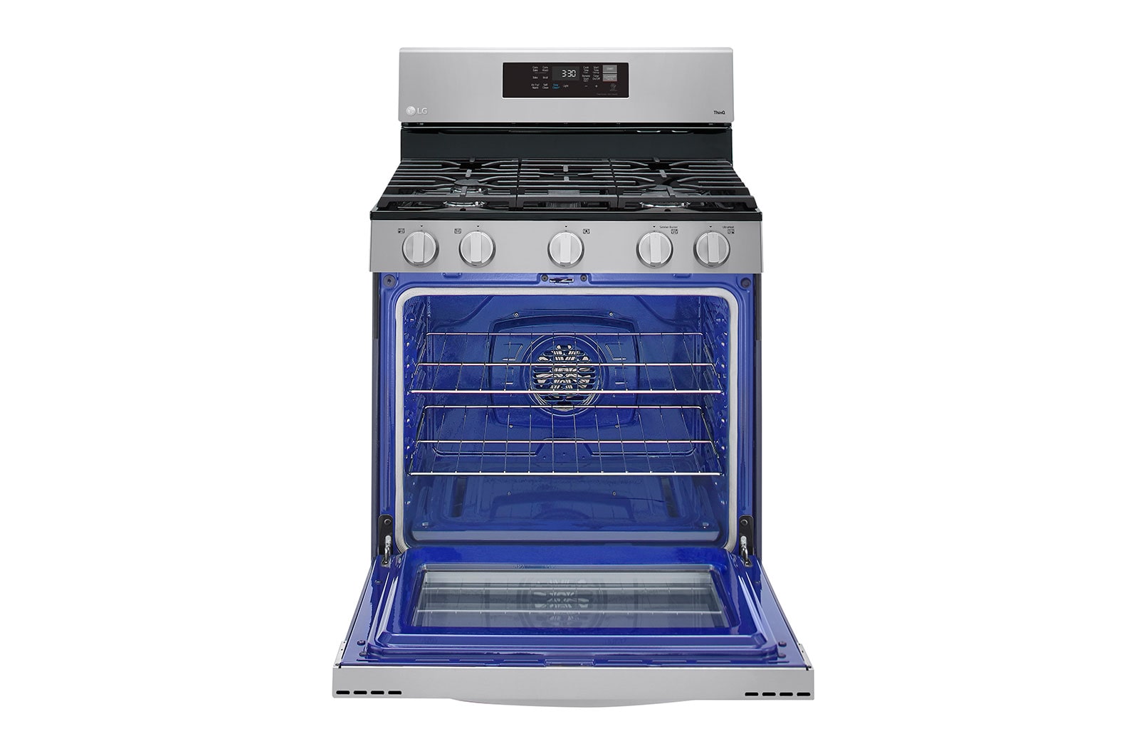 LG 5.8 cu ft. Smart Wi-Fi Enabled Fan Convection Gas Range with Air Fry & EasyClean®, LRGL5823S