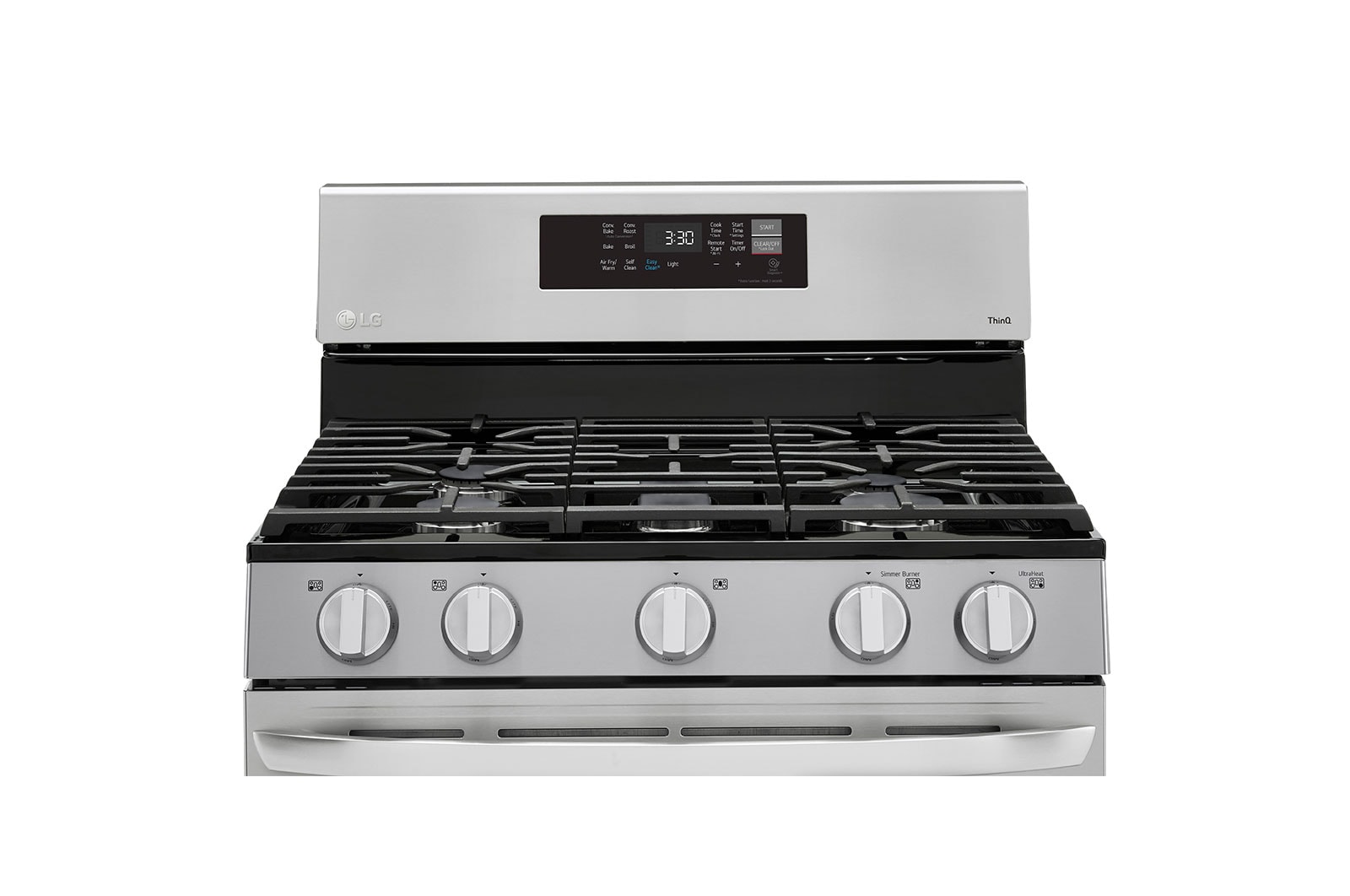 LG 5.8 cu ft. Smart Wi-Fi Enabled Fan Convection Gas Range with Air Fry & EasyClean®, LRGL5823S