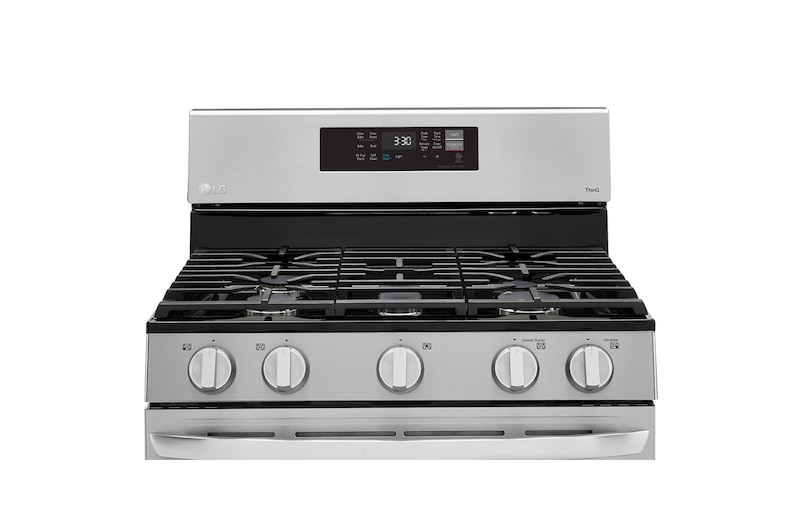 LG 5.8 cu ft. Smart Wi-Fi Enabled Fan Convection Gas Range with Air Fry & EasyClean®, LRGL5823S