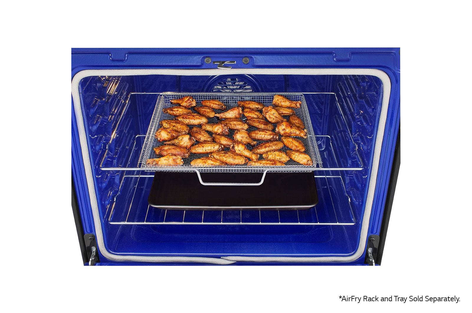 LG 5.8 cu ft. Smart Wi-Fi Enabled True Convection InstaView™  Gas Range with Air Fry, LRGL5825F