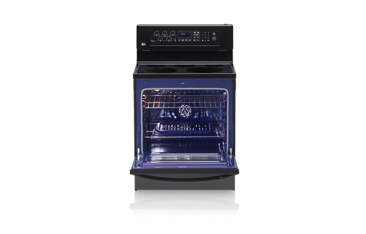 LG 5.6 cu. ft. Large Capacity Electric Range with Convection System, LSB5682SB