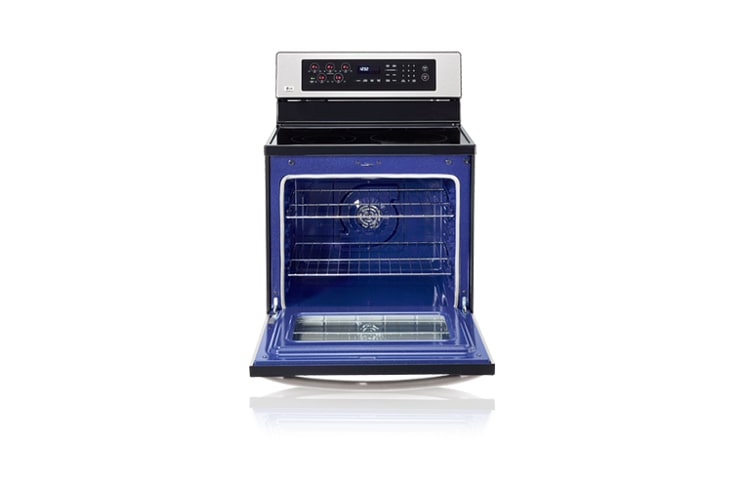 LG 5.6 cu. ft. Large Capacity Electric Range with Convection System, LSB5682SS