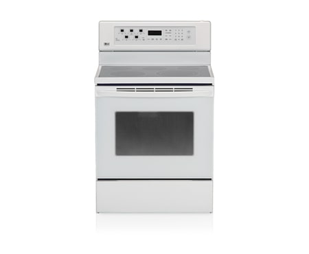 Lg white electric stove deals