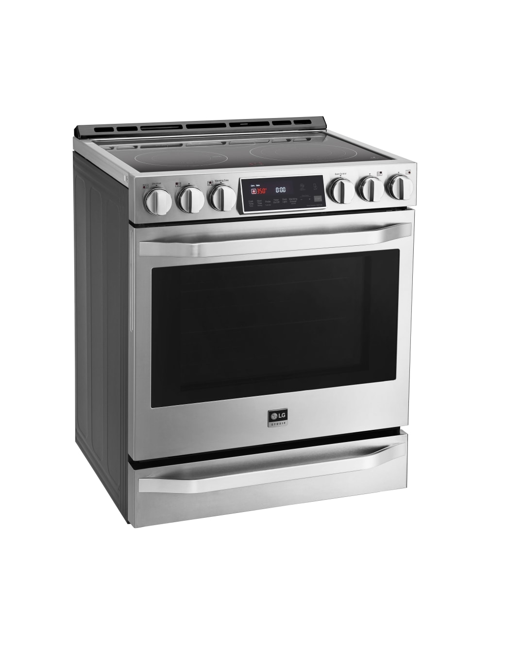 LG STUDIO 30" Electric Cooktop with Warming Zone and SmoothTouch