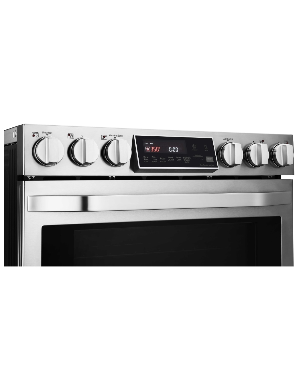 LG STUDIO 30" Electric Cooktop with Warming Zone and SmoothTouch