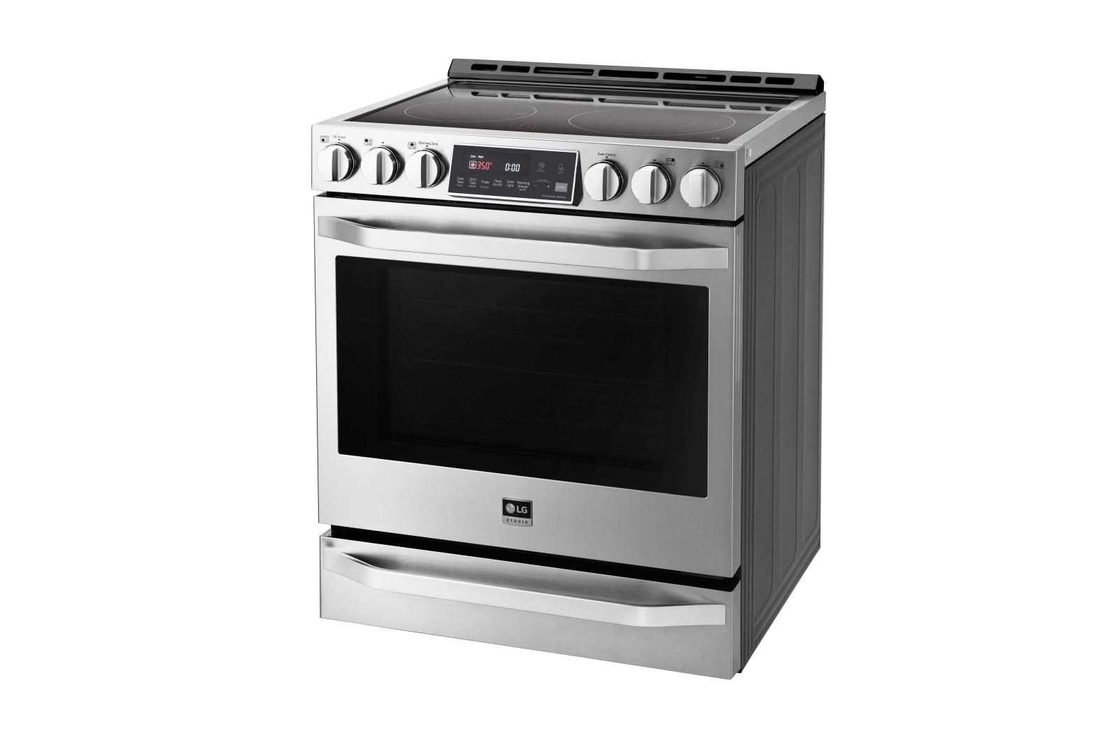 LG STUDIO 30" Electric Cooktop with Warming Zone and SmoothTouch®, LSCE305ST