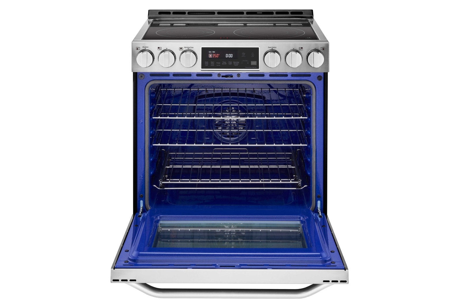 LG STUDIO 30" Electric Cooktop with Warming Zone and SmoothTouch®, LSCE305ST