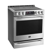 LG STUDIO 30" Electric Cooktop with Warming Zone and SmoothTouch®, LSCE305ST