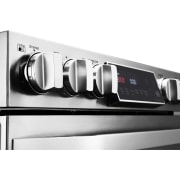 LG STUDIO 30" Electric Cooktop with Warming Zone and SmoothTouch®, LSCE305ST
